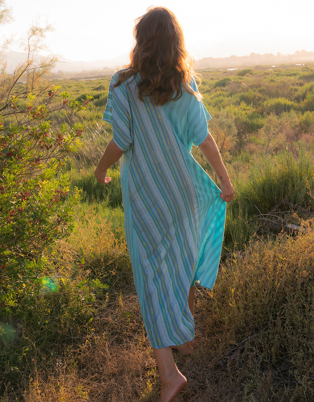 Yin-Yang Kaftan - Blue Yin-Yang Kaftan - Blue