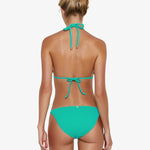 Tulum Milano Knot Bikini Pant Full - Aqua - Simply Beach UK