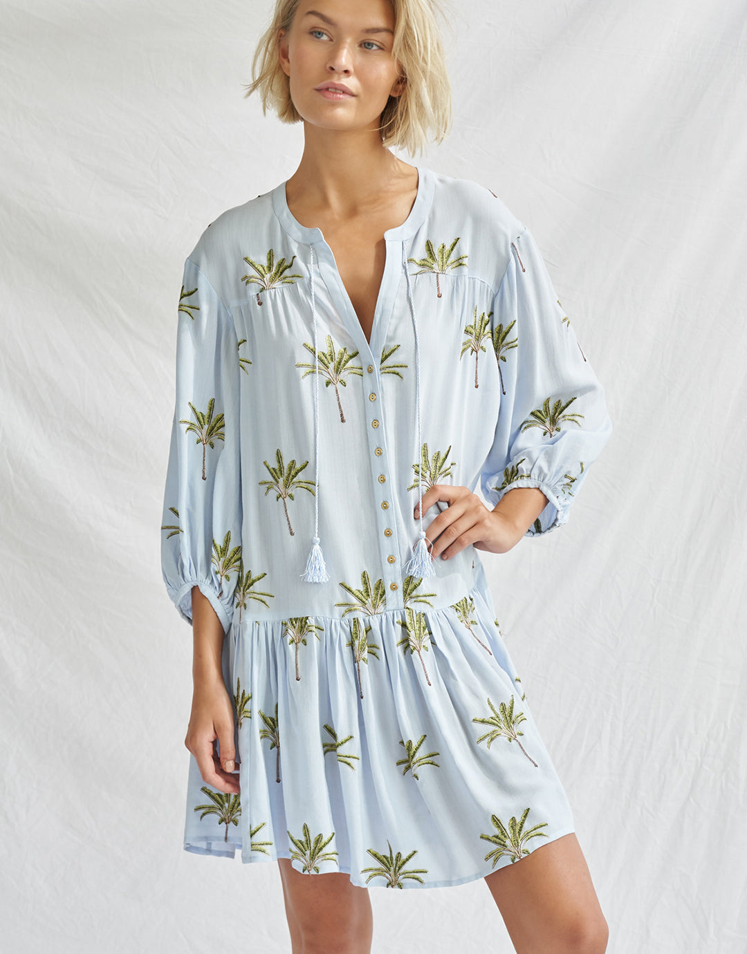 Island Souvenir Dress - Sky - Simply Beach UK