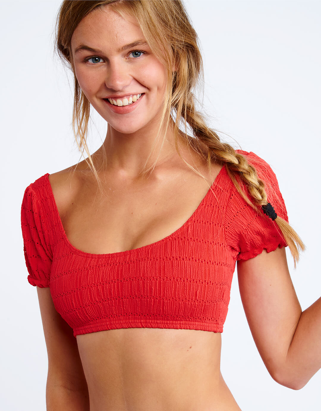 Habana Lilio Bikini Top - Red - Simply Beach UK