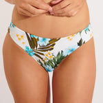 Maupiti Cheeka Bikini Pant - White Print - Simply Beach UK