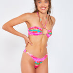 Merida Kaya Bikini Pant - Pink - Simply Beach UK