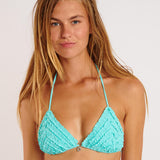 Colorsun Rubo Bikini Top - Aqua - Simply Beach UK