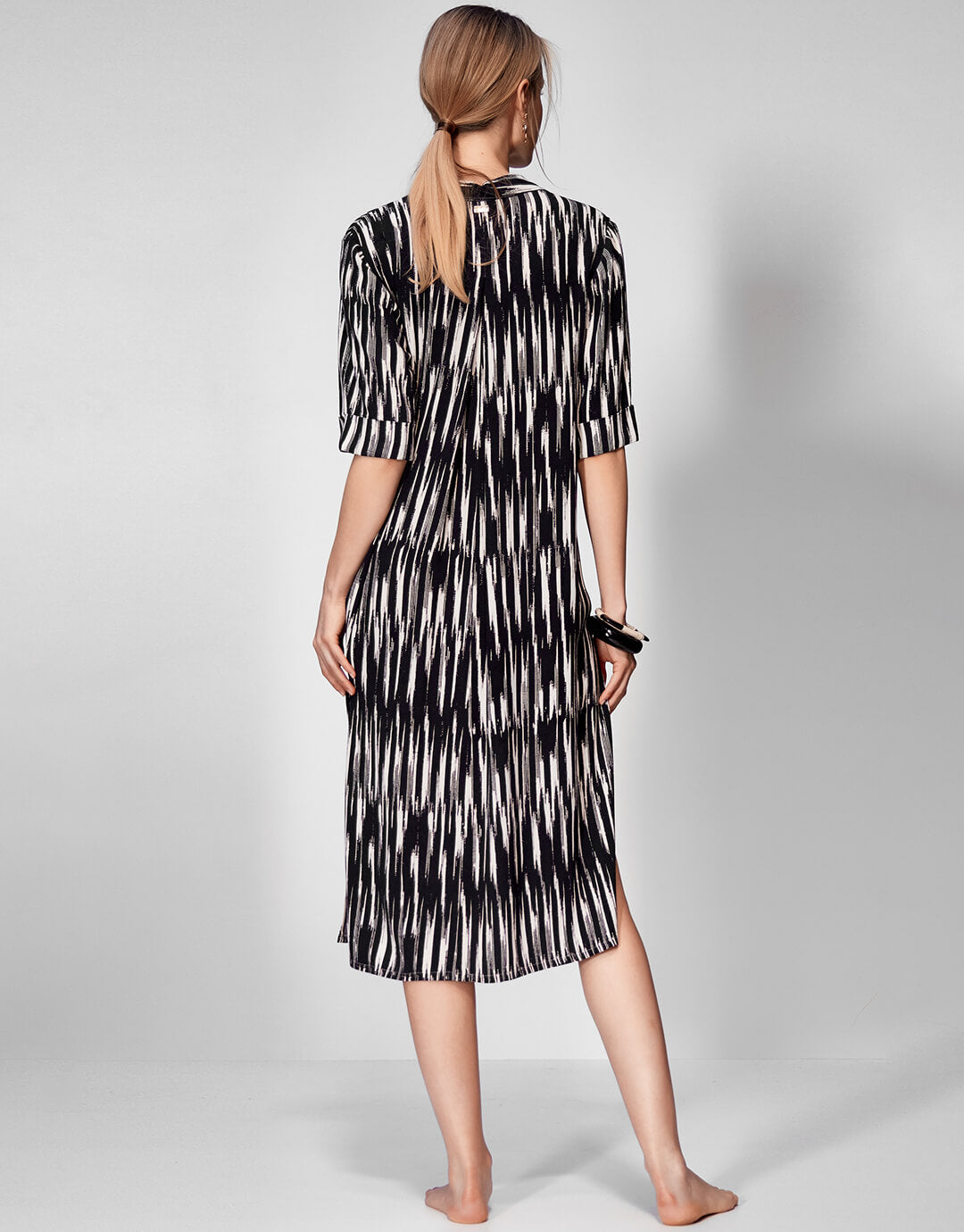 Expedition Kaftan - Black and Cream - Simply Beach UK