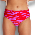 Skin Deep Wide Side Retro Bikini Pant - Mandarin Red - Simply Beach UK