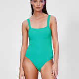 Softline Square-shaped Swimsuit - Verdant - Simply Beach UK
