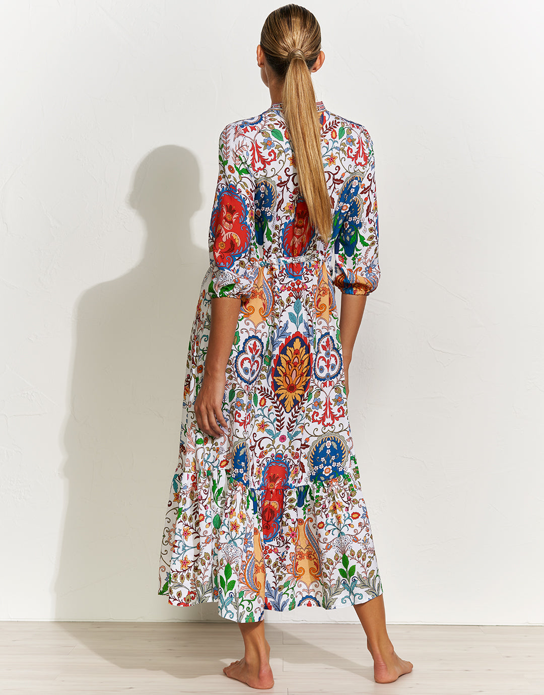 Libertine Maxi Kaftan - Vibrant White - Simply Beach UK