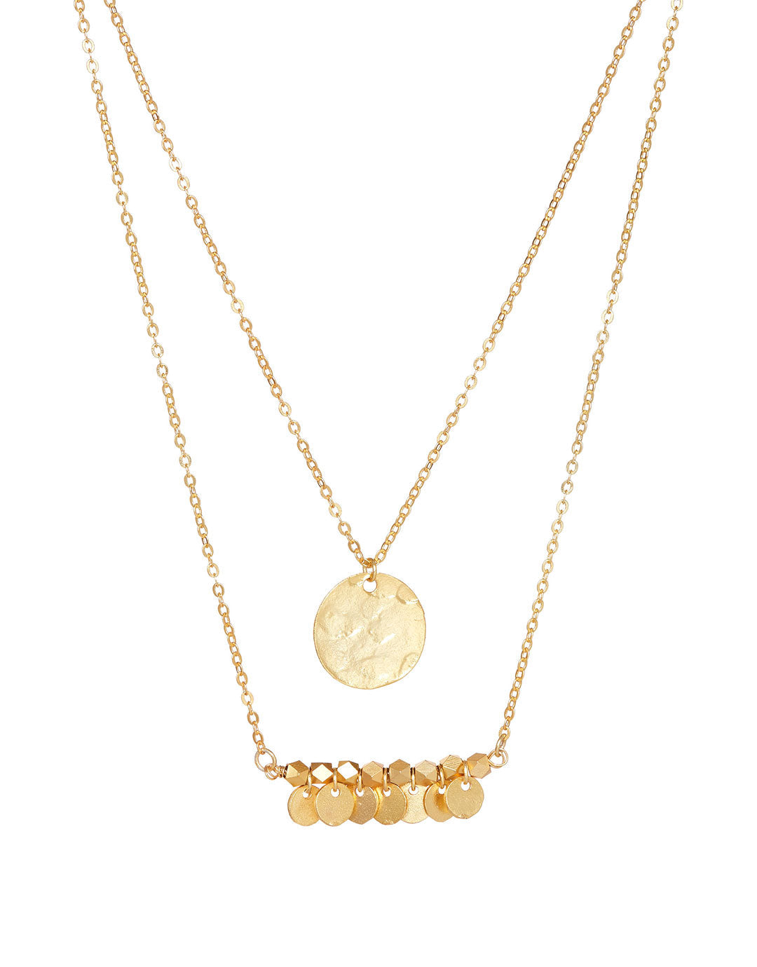 Ashiana Greek Island Necklace - Gold