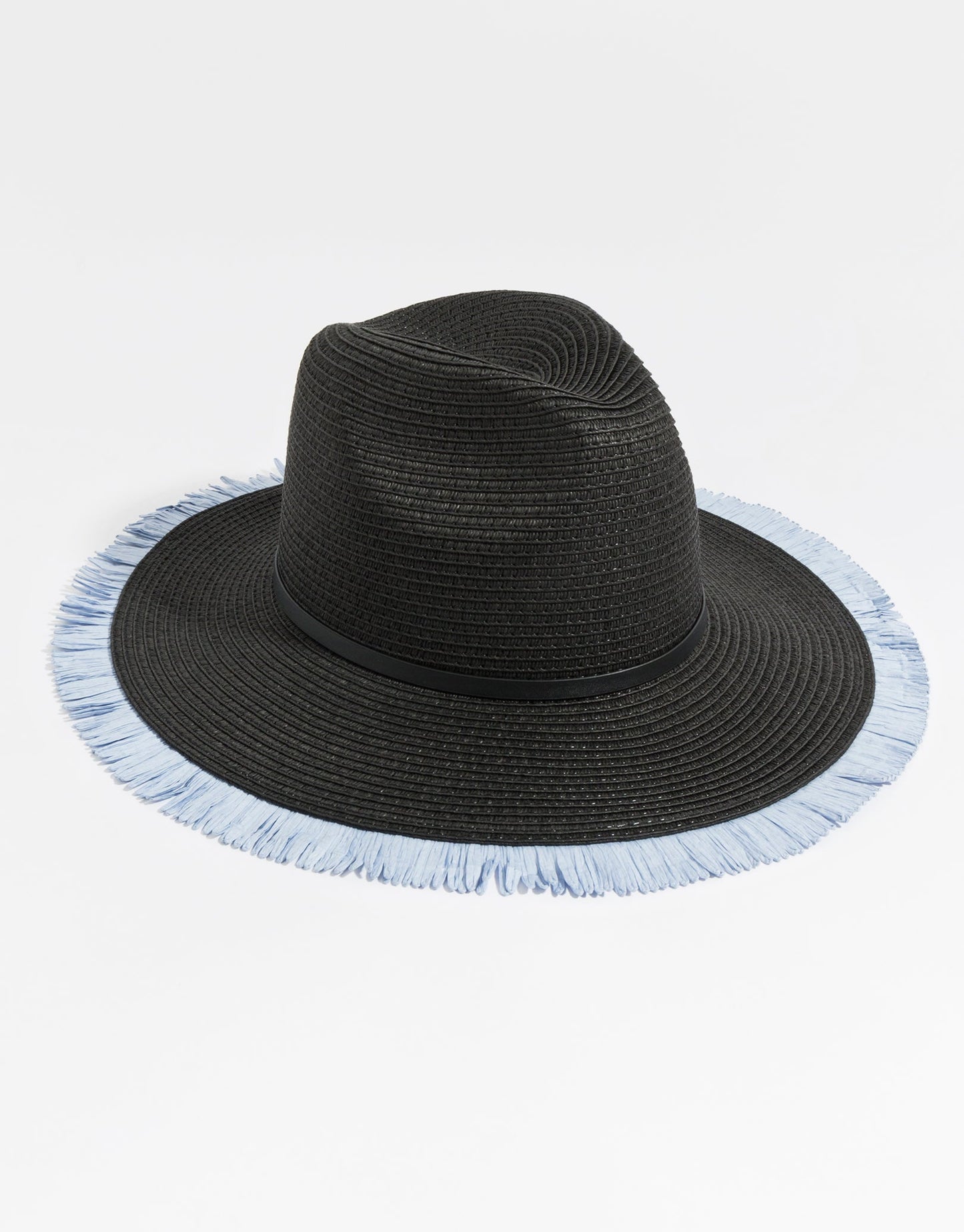 Pia Rossini Cira Beach Hat - Black/Blue