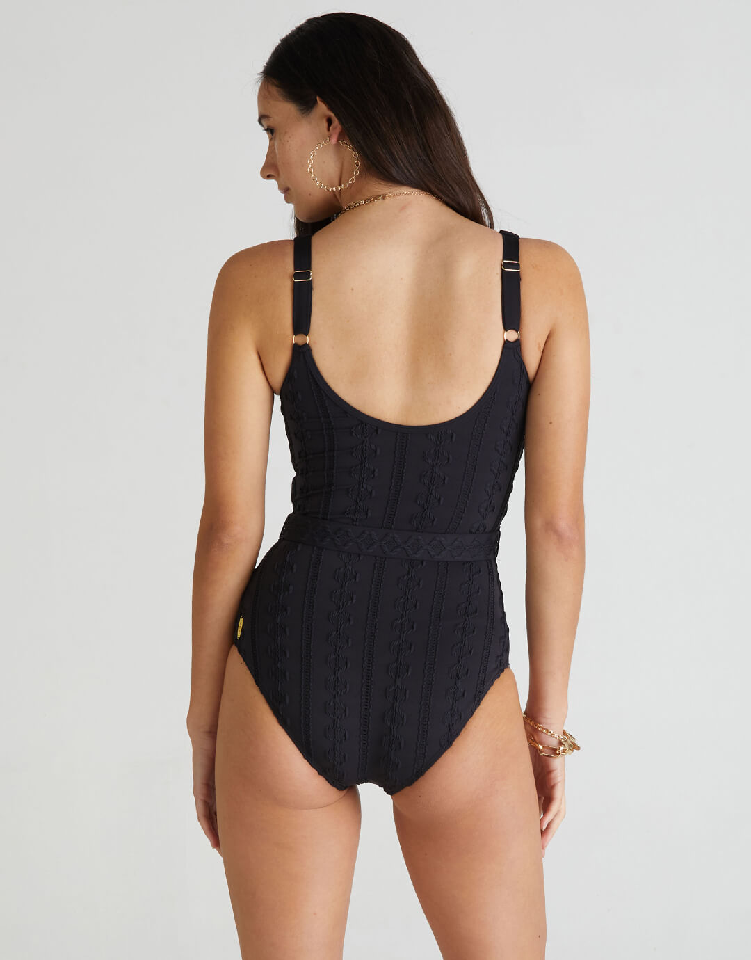 Raven Nicola D/DD One Piece Swimsuit - Black - Simply Beach UK