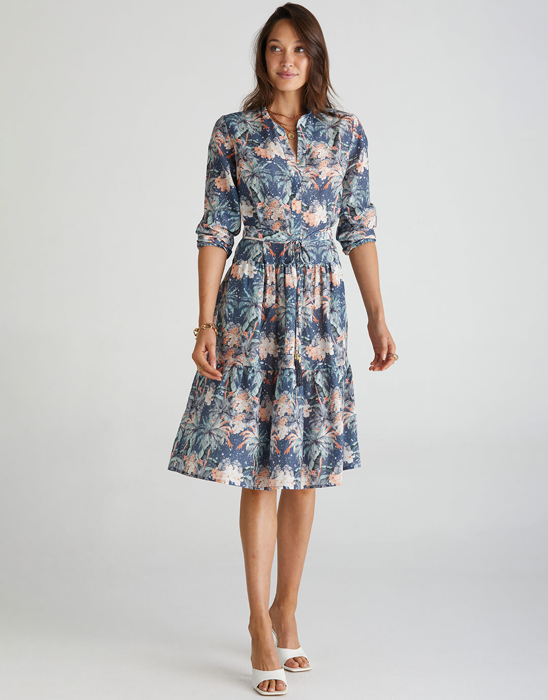 Indianic Alyssa Sun Dress - Floral - Simply Beach UK