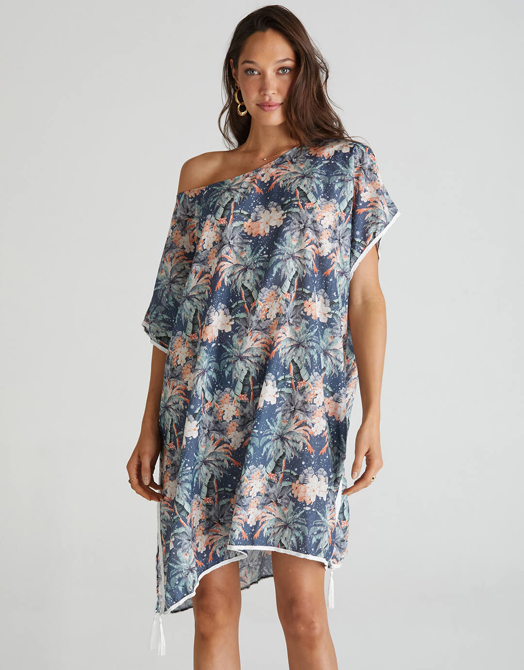 Indianic Kaftan - Floral - Simply Beach UK