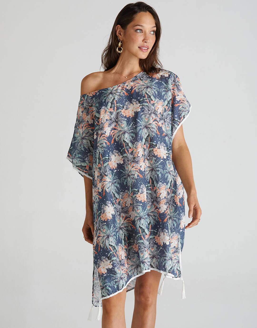 Indianic Kaftan - Floral - Simply Beach UK