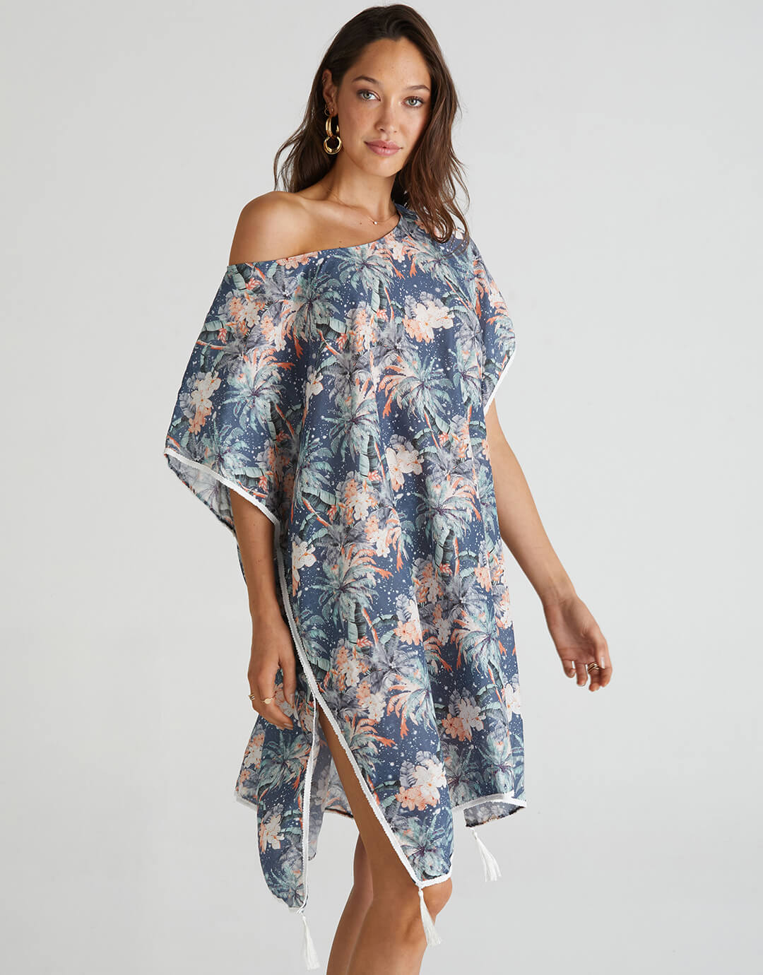 Indianic Kaftan - Floral - Simply Beach UK
