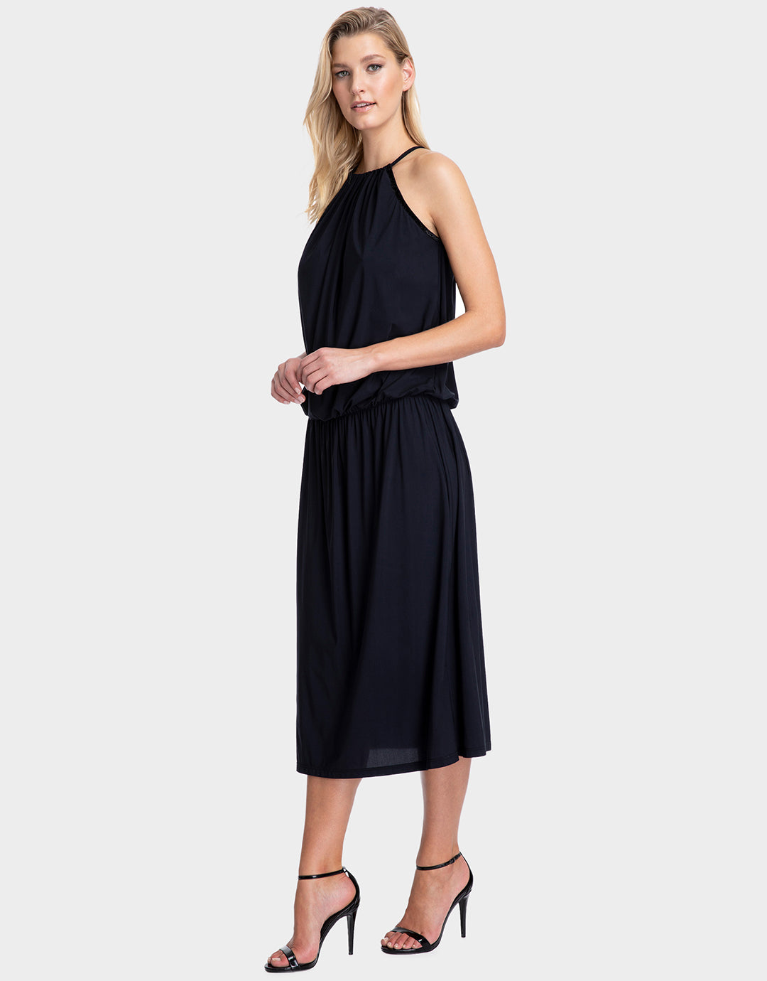 Gottex Moonlight Glow Halter Dress - Black