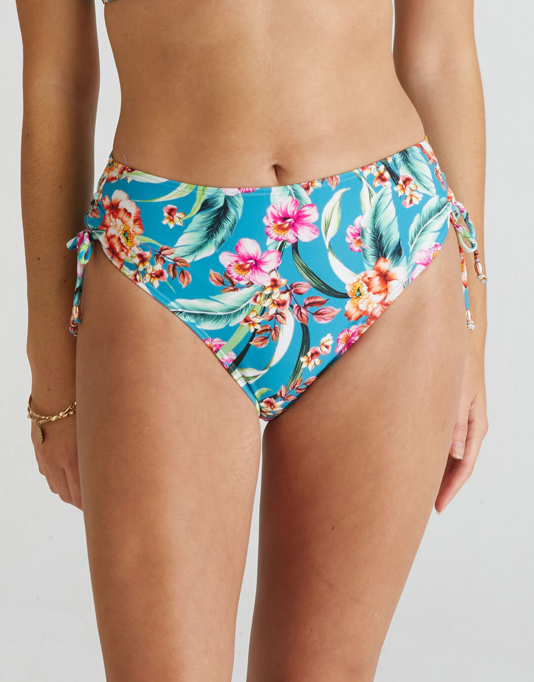 Melody Charlotte High Waist Bikini Pant - Multi - Simply Beach UK