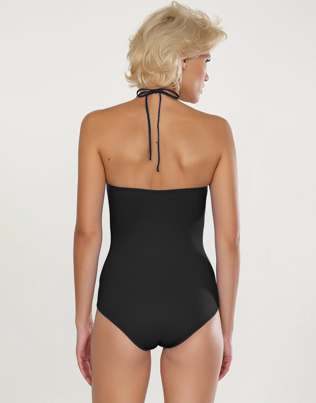 Elements Bandeau Swimsuit - Black - Simply Beach UK