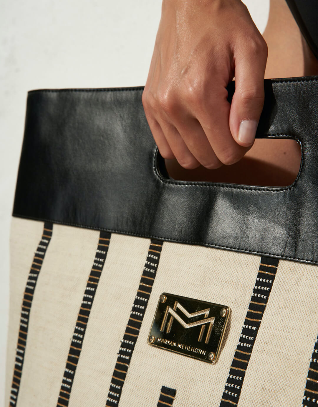 Beach Bag - Camel Black - Simply Beach UK