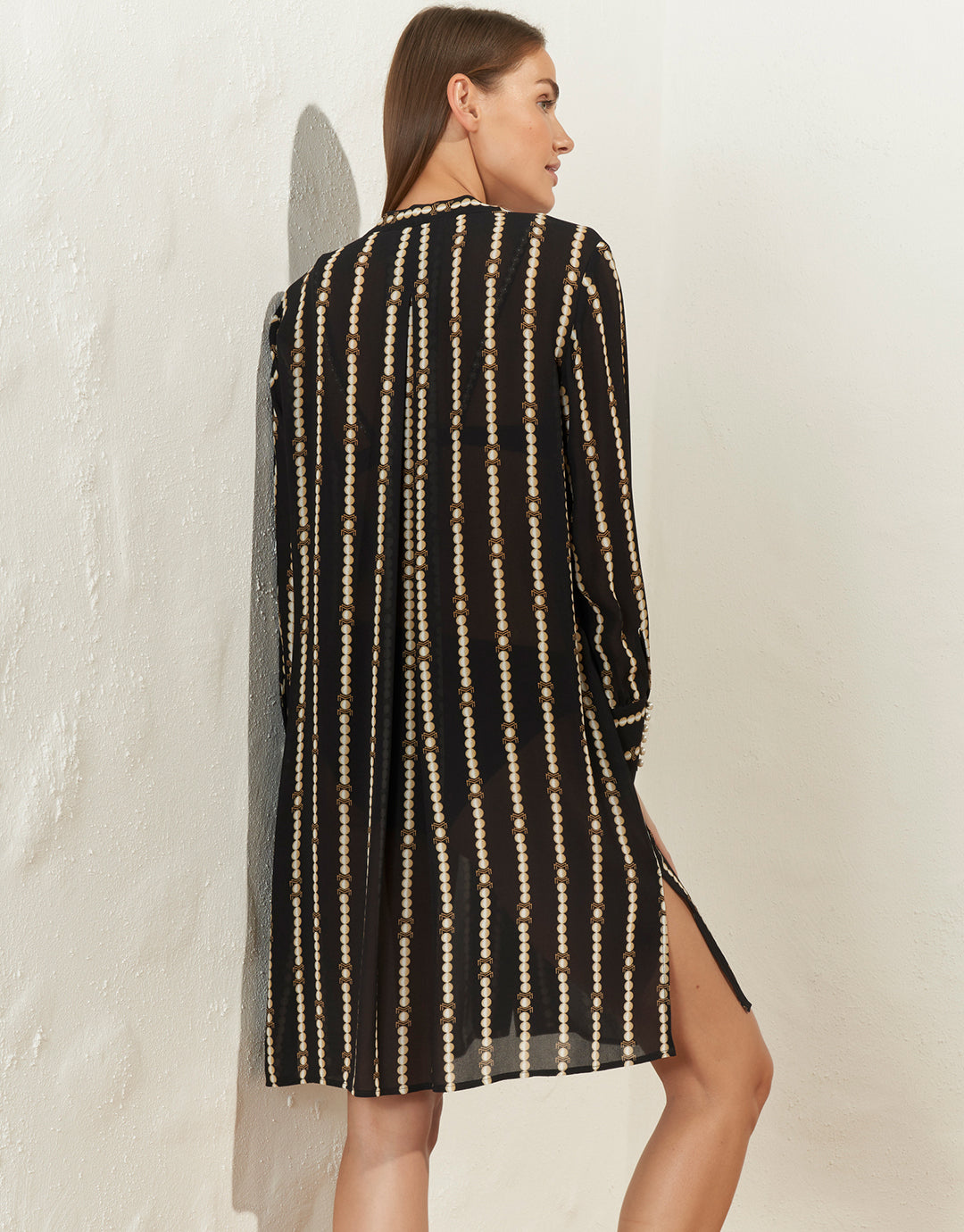 Maryan Mehlhorn Catena Blouse - Black Champagne