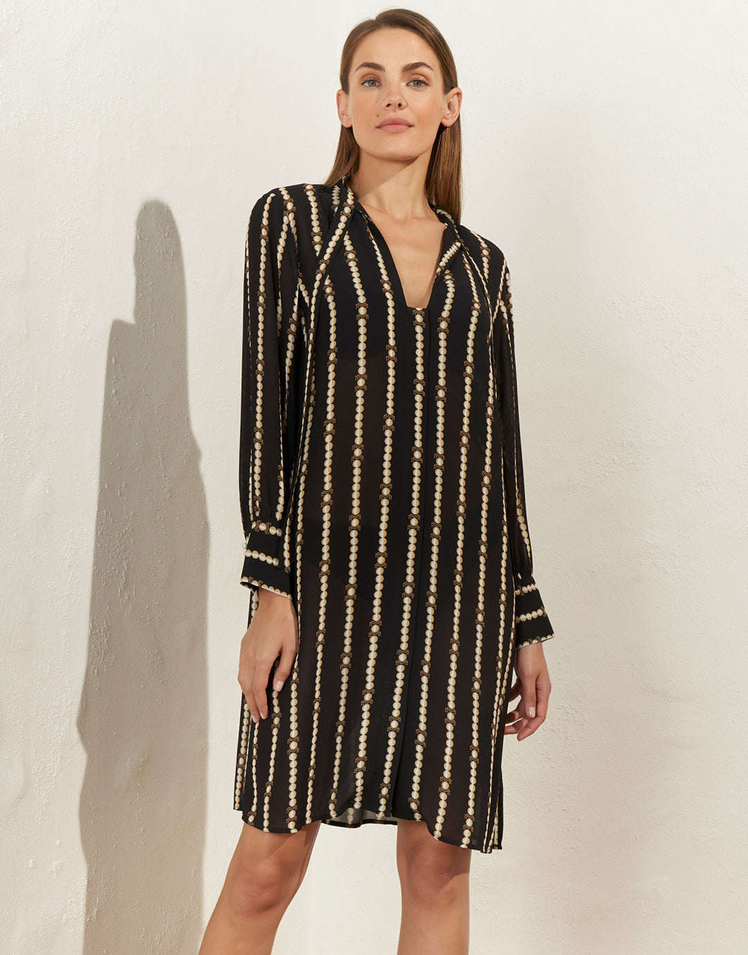 Maryan Mehlhorn Catena Blouse - Black Champagne