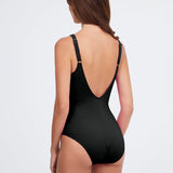 Stella Round Neck Swimsuit - Black - Simply Beach UK