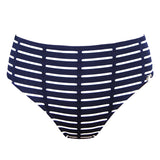 Nuria Ferrer Capri Maxi Control Bikini Pant - Navy Stripe