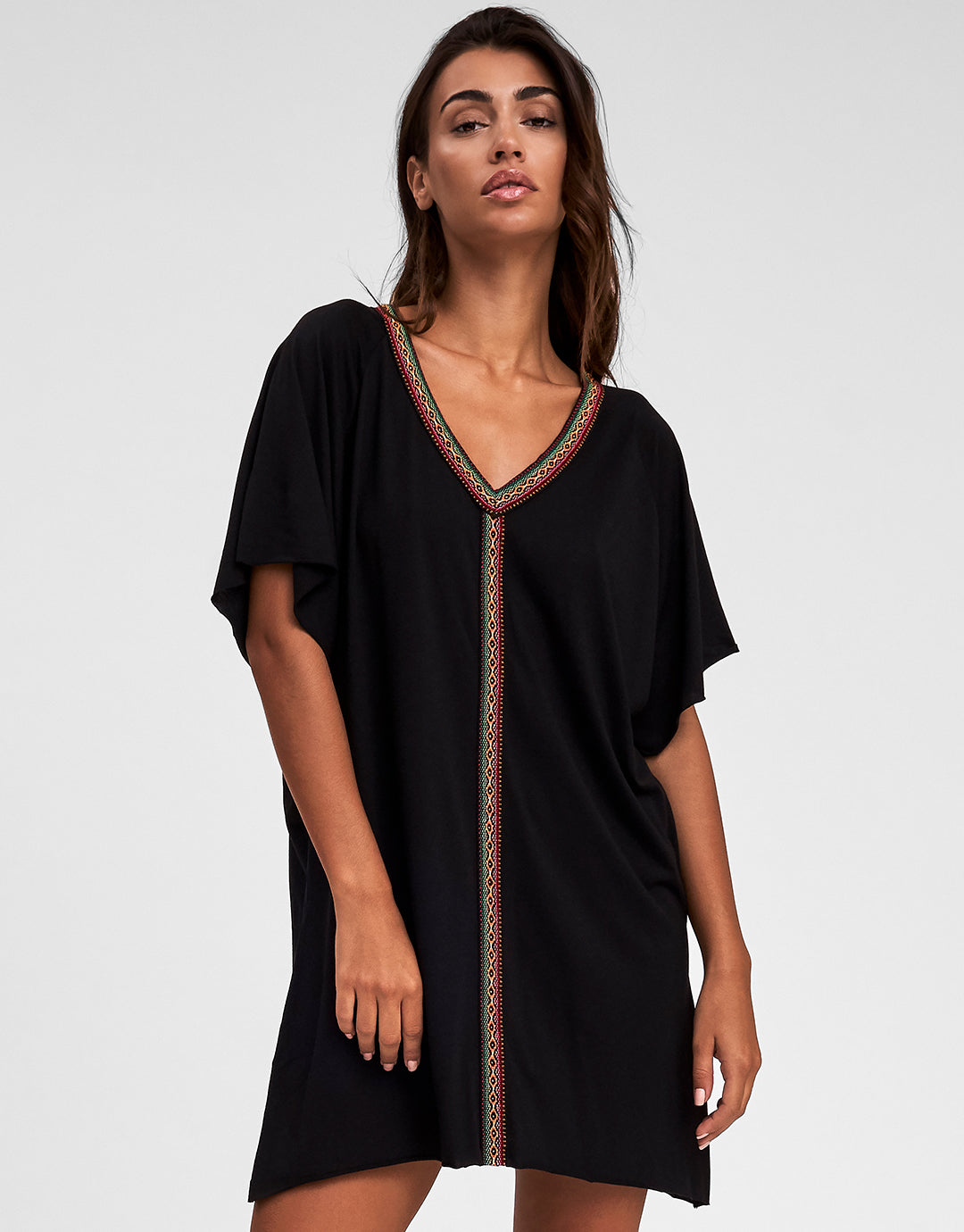 Mini Abaya Dress - Black - Simply Beach UK