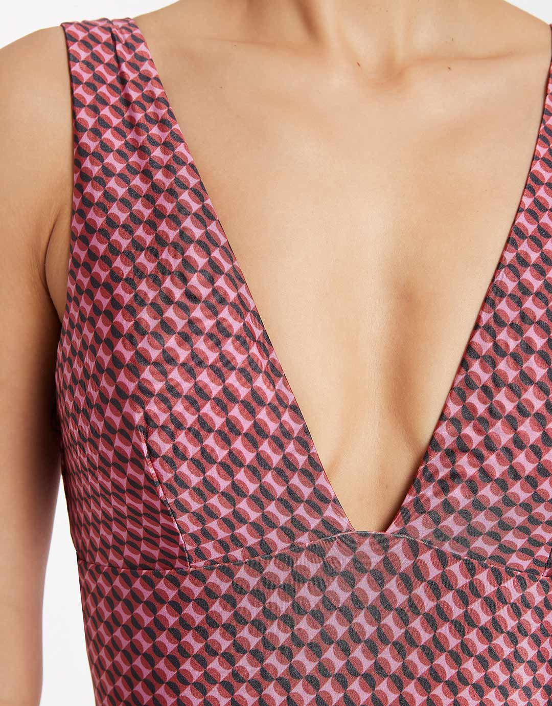Lalita Plunge Swimsuit - Orchid - Simply Beach UK