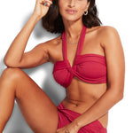 Seafolly Twist Band Hipster - Rouge
