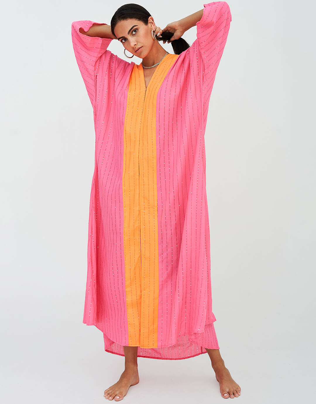 Sequin Kimono - Hot Pink - Simply Beach UK