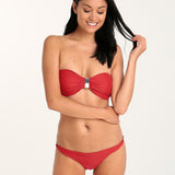 Jets Disposition Bandeau Top - Ruby