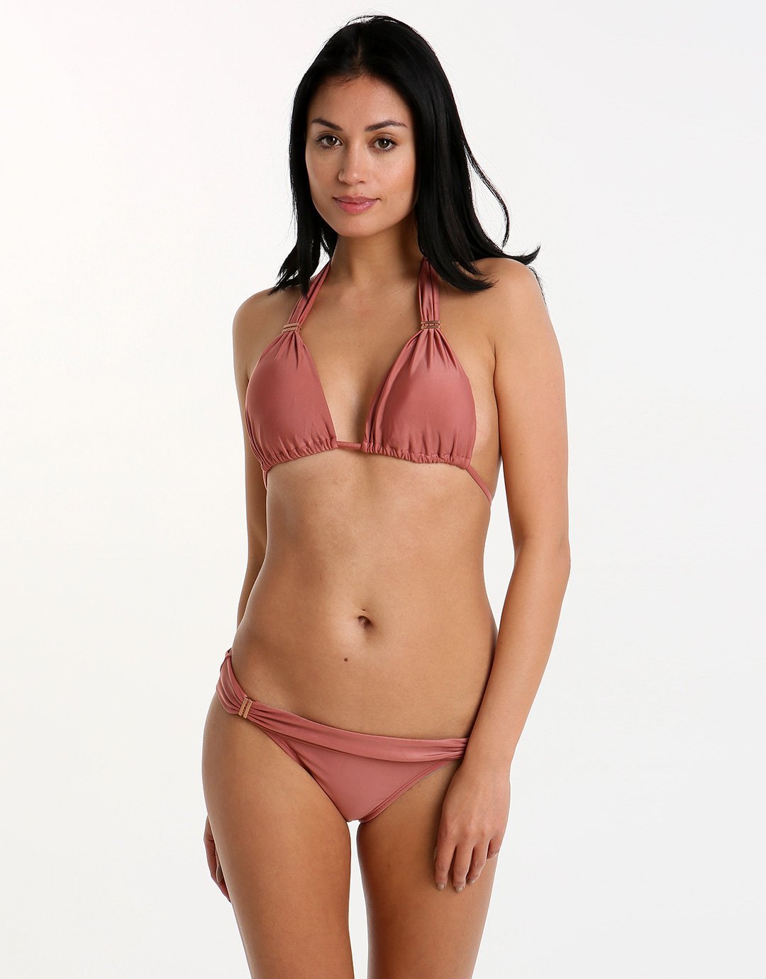 ViX Solid Bia Tube Full Bikini Bottom - Light Pink