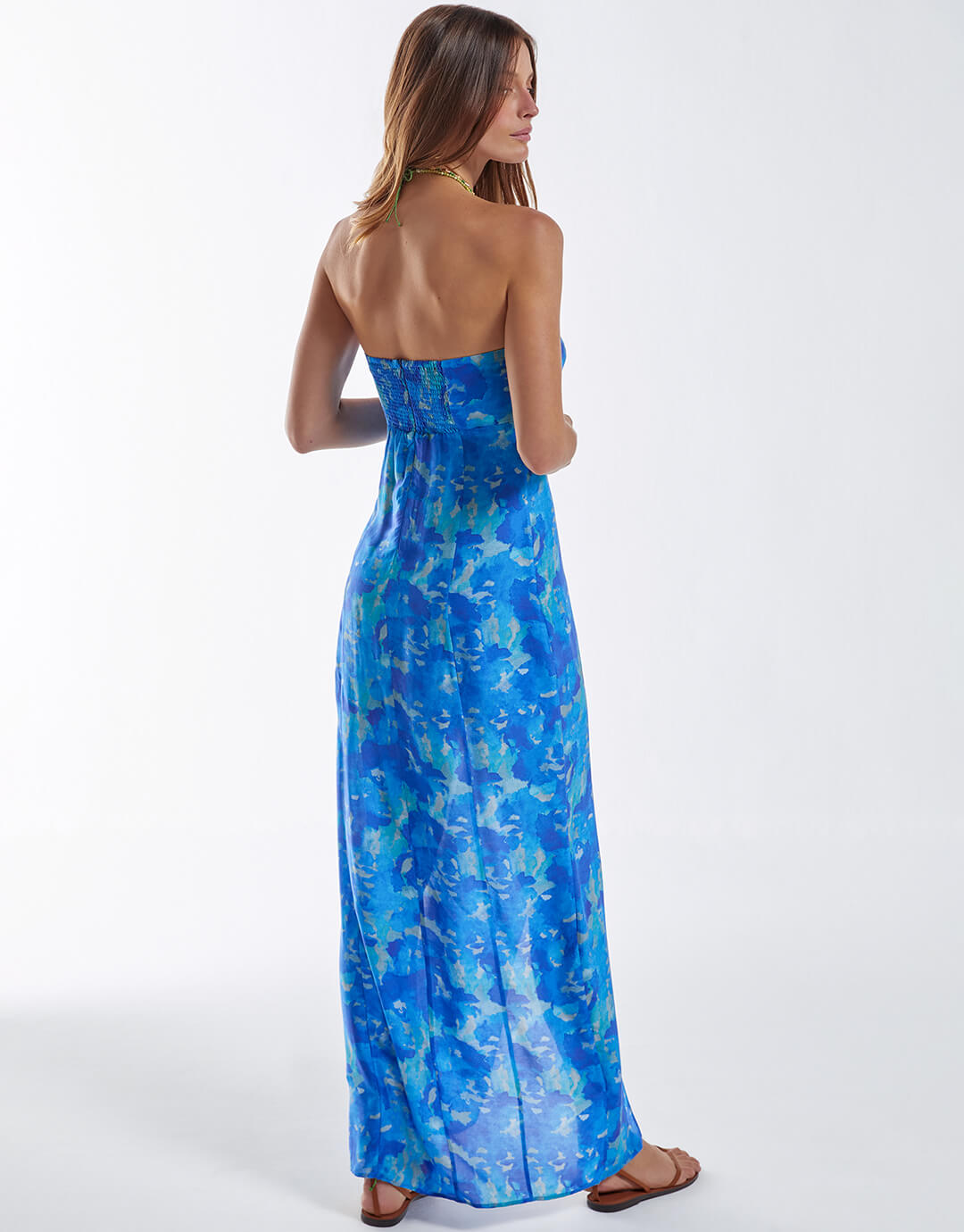 Yves Alexia Long Dress - Blue - Simply Beach UK