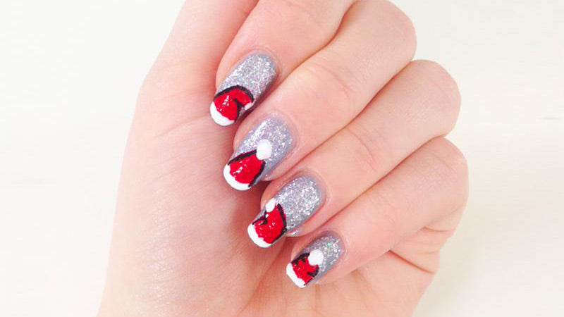 #SimplyBeachAdvent - Festive Nail Art Tutorial