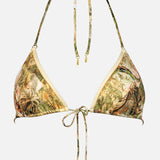 Lush Utopia Triangle Bikini Top - Botanical Camo - Simply Beach UK