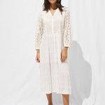 Midi Beach Dress - Optic White - Simply Beach UK