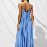 Island Nostalgia Maxi Dress - Cornflower - Simply Beach UK