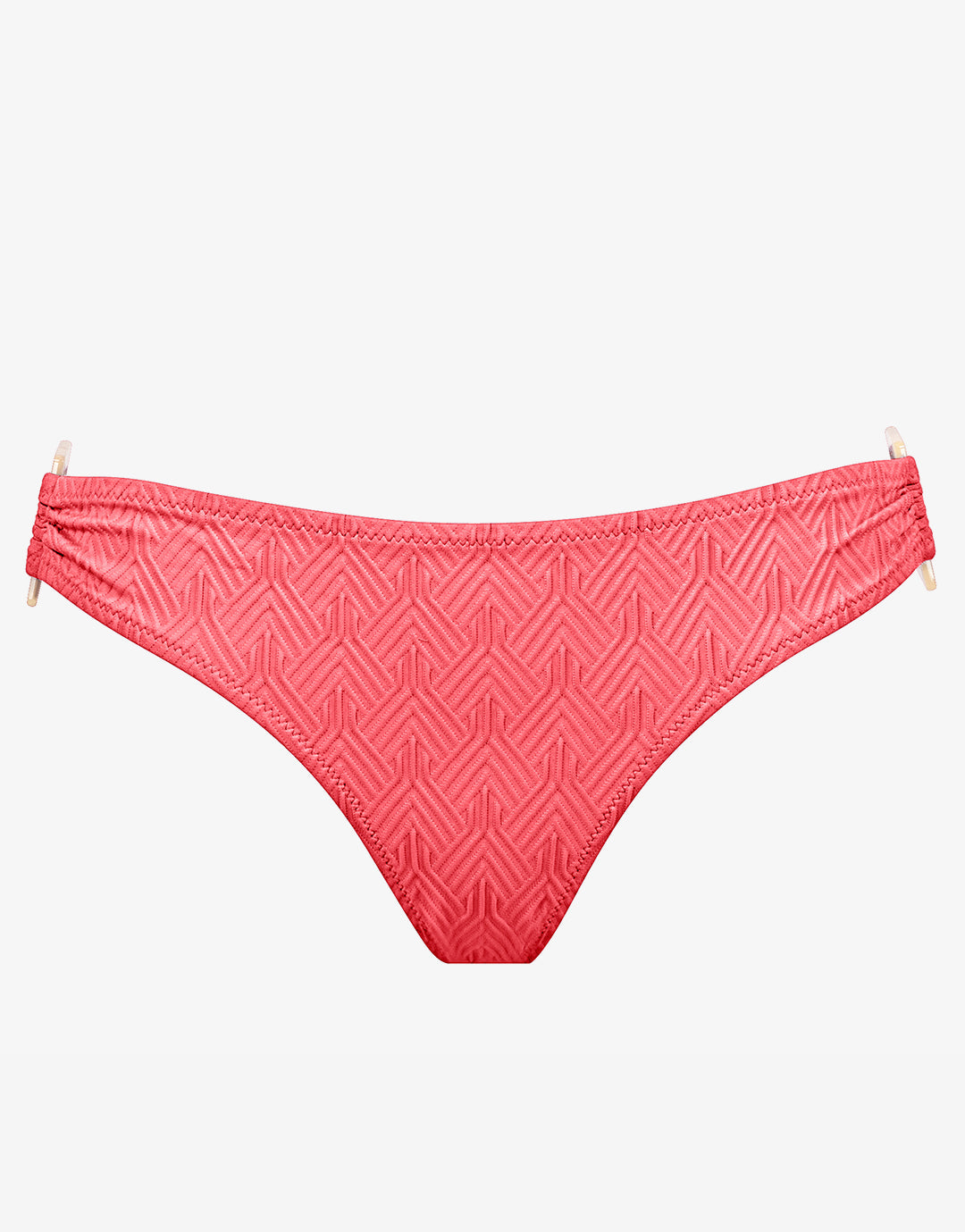 Island Nostalgia Ring Side Hipster Bikini Pant - Ocean Coral - Simply Beach UK