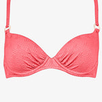 Island Nostalgia Underwired Bikini Top - Ocean Coral - Simply Beach UK