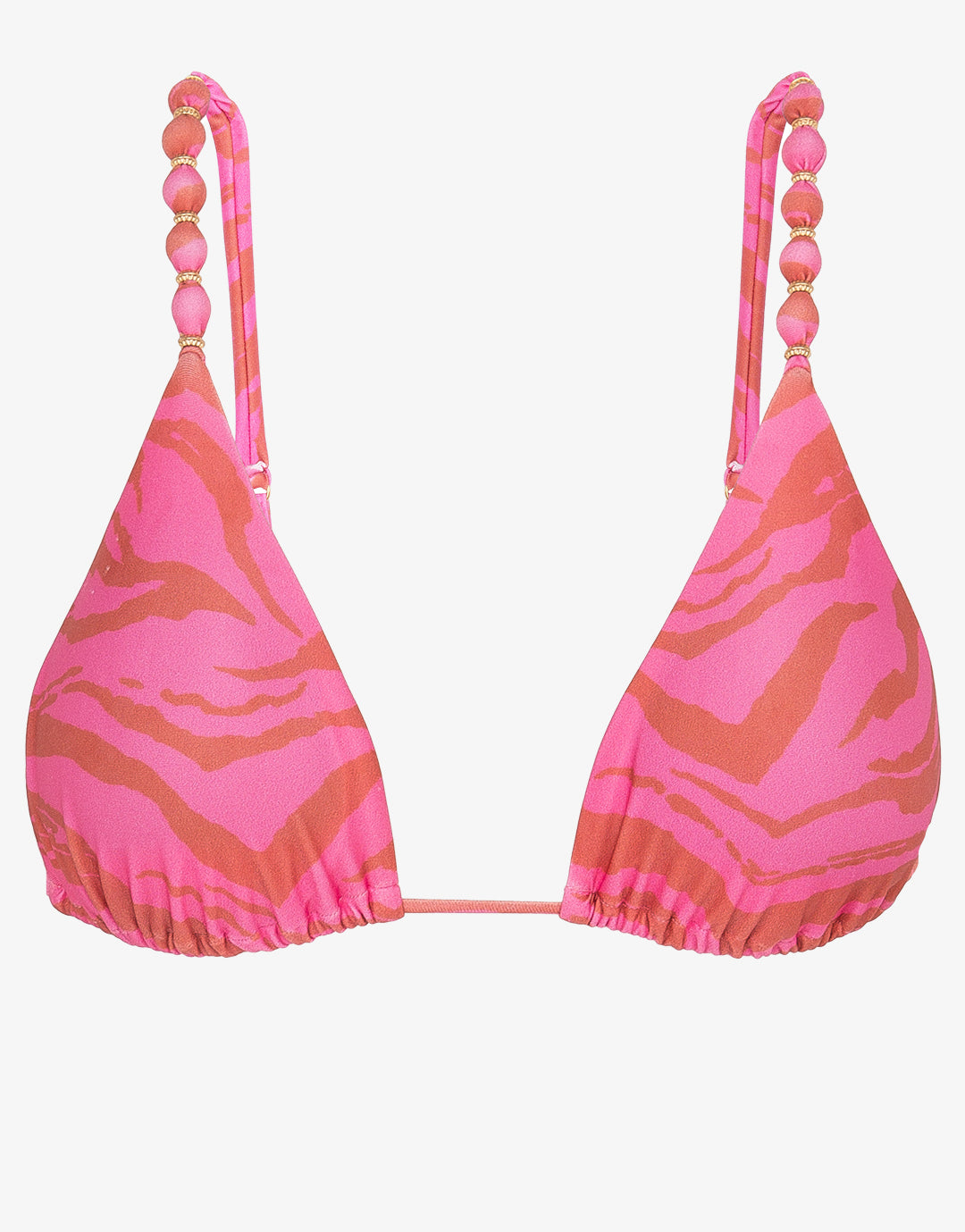 Diani Beads Parallel Tri Bikini Top - Pink - Simply Beach UK