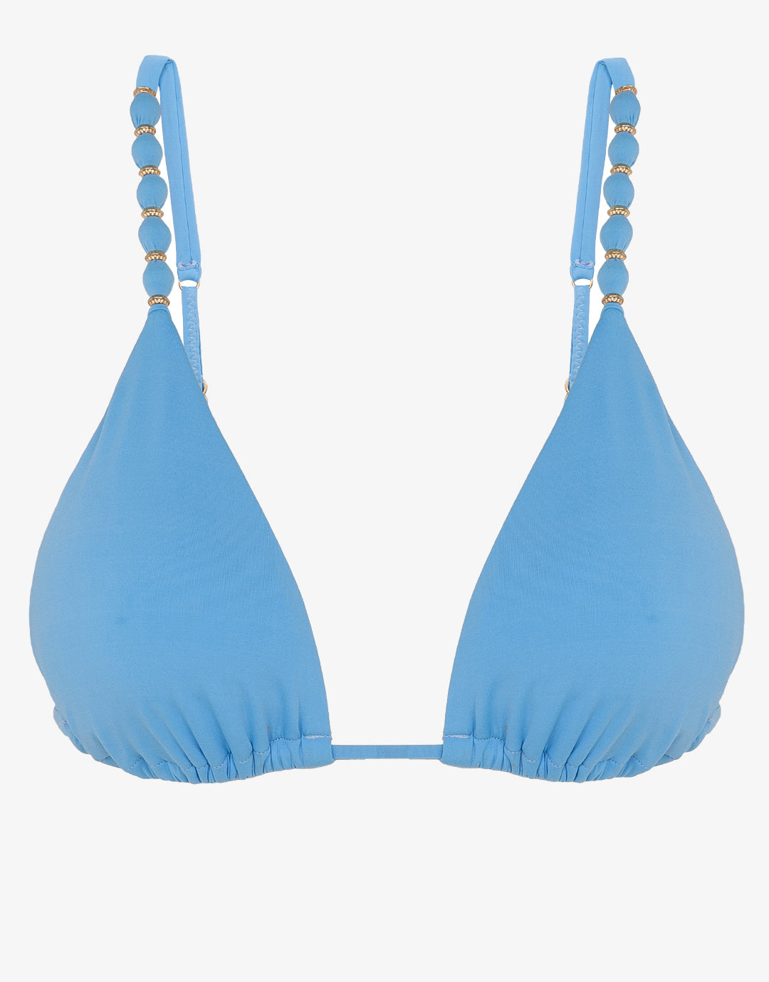 Zen Beads Parallel Tri Bikini Top - Blue - Simply Beach UK