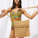 Raffia Shoulder Bag - Natural - Simply Beach UK