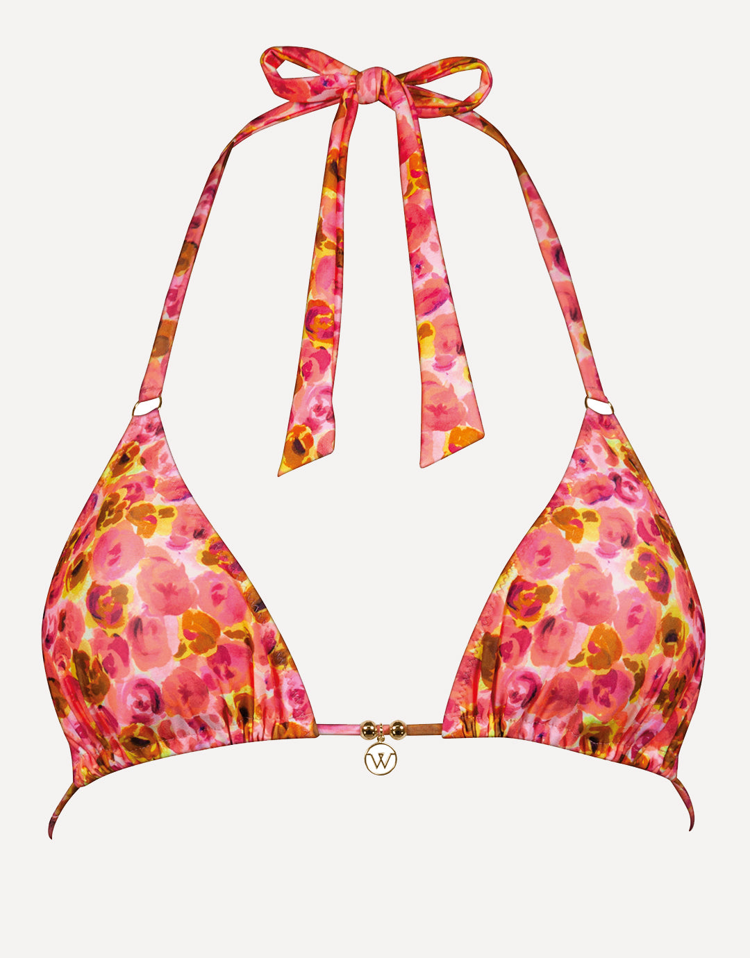 Euphoric Bloomwave Triangle Bikini Top - Sunsoaked Neons - Simply Beach UK