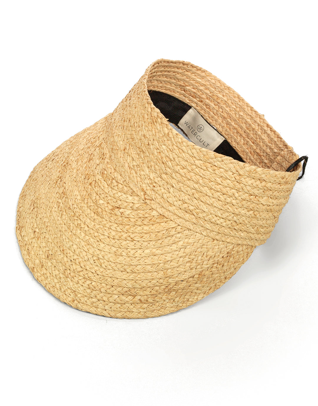 【BBYB】24SS★ Raffia Sun Visor Cap Organic band raffia sun visor White - VARZAR | 60% - Asian