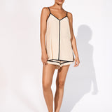 Stratum Silk Cami Top - Sand Black - Simply Beach UK