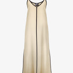 Stratum Silk Maxi Dress - Sand Black - Simply Beach UK