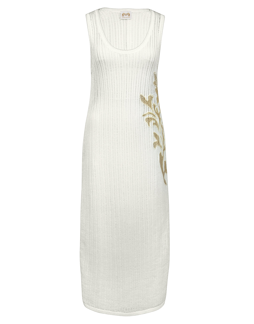 Ornation Knit Maxi Dress - Natural White - Simply Beach UK