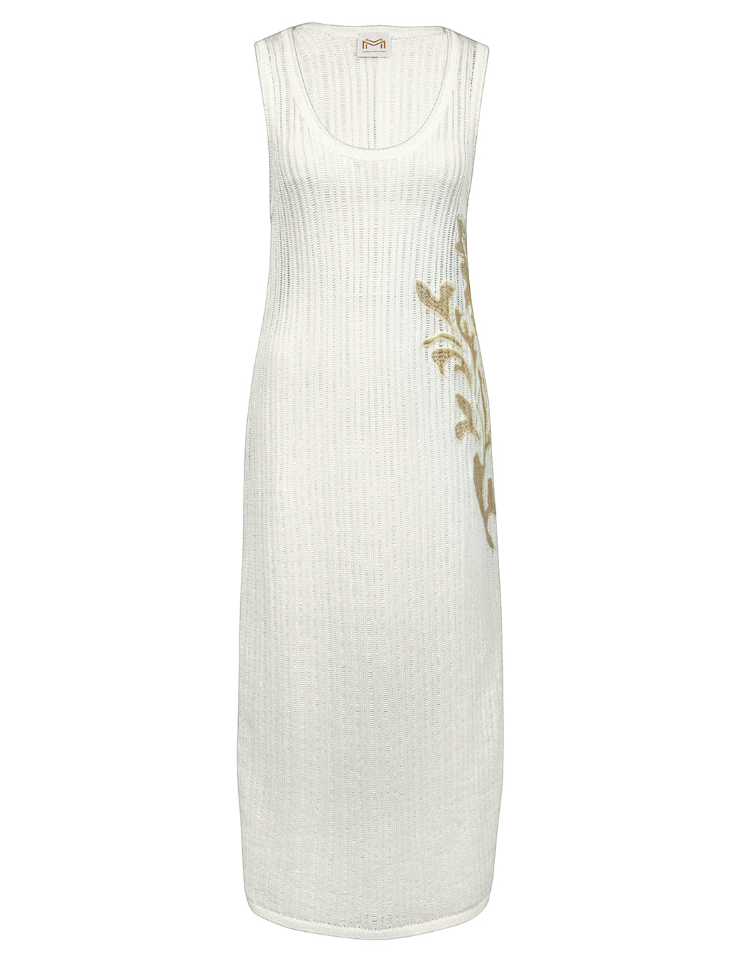 Ornation Knit Maxi Dress - Natural White - Simply Beach UK