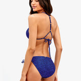 Tita Blue Shaye T-Back Bikini Top - Blue - Simply Beach UK