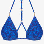 Tita Blue Shaye T-Back Bikini Top - Blue - Simply Beach UK